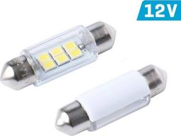 Vision Żarówka VISION Festoon SV8.5 36mm 12V 6x 2835 SMD LED, biała, 2 szt.