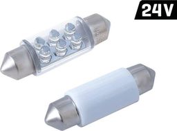 Vision Żarówka VISION Festoon SV8.5 36mm 24V 6x 3mm LED, biała, 2 szt.