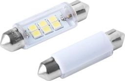 Vision Żarówka VISION Festoon SV8.5 41mm 12V 6x 2835 SMD LED, biała, 2 szt.