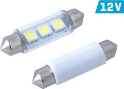 Vision Żarówka VISION Festoon SV8.5 41mm 12V 3x 5050 SMD LED, biała, 2 szt.