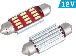 Vision Żarówka VISION Festoon SV8.5 39mm 12V 12x 4014 SMD LED, CANBUS, biała, 2 szt.