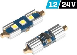 Vision Żarówka VISION Festoon SV8.5 31mm 12/24V 3x 3030 SMD LED, nonpolar, CANBUS, biała, 2 szt.