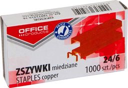  Office Products Zszywki 24/6 miedziane 1000 sztuk