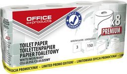  Office Products Papier toaletowy celulozowy OFFICE PRODUCTS Premium, 3-warstwowy, 150 listków, 15m, 8szt., biały
