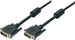 Kabel LogiLink DVI-D - DVI-D 2m czarny (CD0001)
