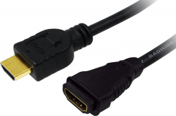 Kabel LogiLink HDMI - HDMI 1m czarny (CH0059)