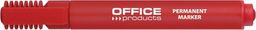  Office Products Marker permanentny ścięty, 1-5mm (linia), czerwony