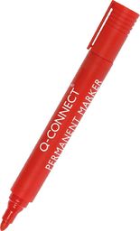 Q-Connect Marker permanentny Q-CONNECT, okrągły, 1, 5-3mm (linia), czerwony