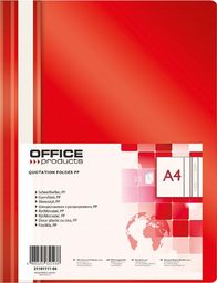  Office Products Skoroszyt OFFICE PRODUCTS, PP, A4, miękki, 100/170mikr., czerwony