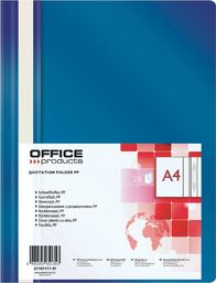 Office Products Skoroszyt OFFICE PRODUCTS, PP, A4, miękki, 100/170mikr., granatowy