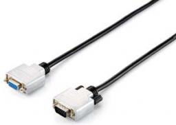 Kabel Equip D-Sub (VGA) - D-Sub (VGA) 15m czarny biały (118855)