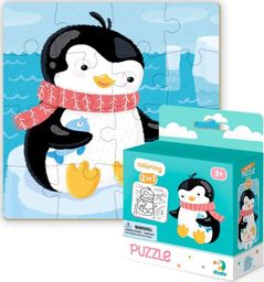  Dodo Puzzle 16 + kolorowanka Pingwinek