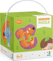  Dodo Puzzle 2-3-4 Zwierzęta leśne
