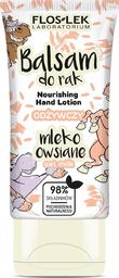  FLOSLEK Balsam do rąk odżywczy Mleko Owsiane 40 ml