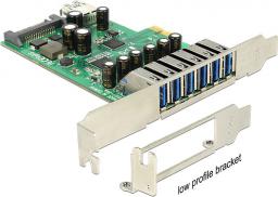 Kontroler Delock PCIe 2.0 x1 - 7x USB 3.0 (89377)