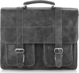 Torba Paolo Peruzzi TORBA MĘSKA PAOLO PERUZZI SKÓRZANA VINTAGE S-14-GR