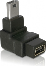Adapter USB Delock miniUSB - miniUSB Czarny  (65097)