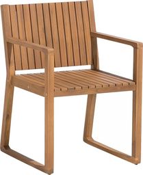  Beliani Krzesło ogrodowe drewniane SASSARI