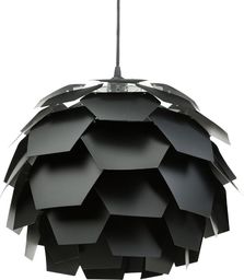 Lampa wisząca Beliani Lampa wisząca czarna SEGRE