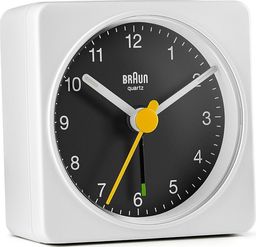 Braun Stylowy Budzik BRAUN Mały Klasyczny Matowy Kolor