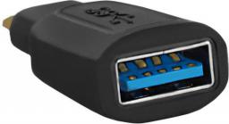 Adapter USB Qoltec USB-C - USB Czarny  (50505)