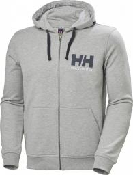  Helly Hansen Bluza męska HH Logo Full Zip Hoodie Grey Melange r. M (34163_949-M)