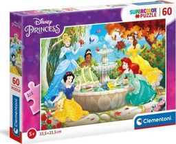 Clementoni Clementoni Puzzle 60el Disney Princess. Księżniczki przy fontannie 26064