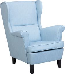  Beliani Fotel niebieski ABSON