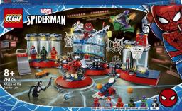  LEGO Marvel Spider-Man Atak na kryjówkę Spider-Mana (76175)