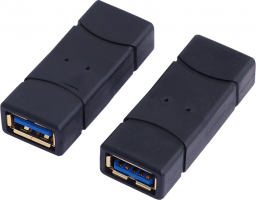 Adapter USB LogiLink USB - USB Czarny  (AU0026)