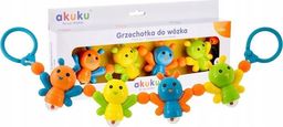 Akuku AKUKU Grzechotka do Wózka Kolorowe Pszczółki