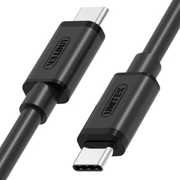 Kabel USB Unitek USB-C - USB-C 1 m Czarny (Y-C477BK)