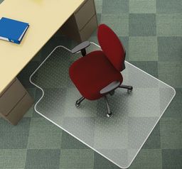  Q-Connect Mata pod krzesło Q-CONNECT, na dywany, 120x90cm, kształt T