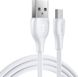 Kabel USB Remax USB-A - microUSB 1 m Biały (Remax)