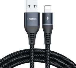 Kabel USB Remax Lightning - Lightning 1 m Czarny (6972174152066)