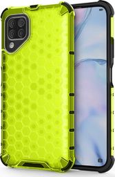 Hurtel Honeycomb etui pancerny pokrowiec z żelową ramką Huawei P40 Lite / Nova 7i / Nova 6 SE zielony
