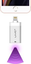 Hurtel Mini mobilny sterylizator lampa UV UVC do telefonu ze złączem Lightning OTG biały