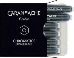  Caran d`Arche Naboje atramentowe Chromatics czarne 6 sztuk