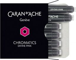  Caran d`Arche Naboje atramentowe Chromatics różowe 6 sztuk