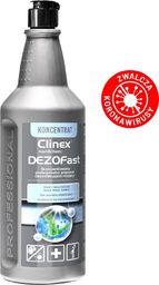 Clinex Profesjonalny koncentrat do mycia i dezynfekcji CLINEX Dezofast 1L, bakteriobójczy, wirusobójczy, grzybobójczy, skoncentrowany