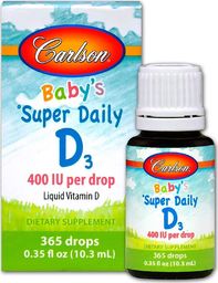  Carlson Labs Carlson Labs - Kid's Super Daily D3, 400 IU, 10 ml