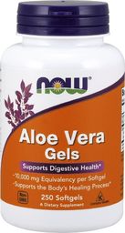  NOW Foods Now Foods - Aloe Vera Gels, 250 kapsułek miękkich