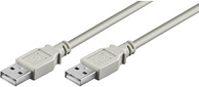 Kabel USB USB-A - 3 m Szary (---)