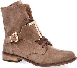 Tymoteo TYMOTEO NAN TAUPE - Klasyczne workery z ozdobą 38