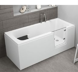 Polimat Obudowa wanny panel przedni biały Prawy AVO 160cm