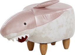  Beliani Pufa zwierzak różowo-biała SHARK