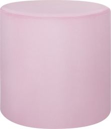  Beliani Puf welurowy 47 cm różowy LOVETT