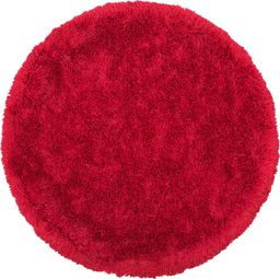  Beliani Dywan shaggy okrągły 140 cm czerwony CIDE