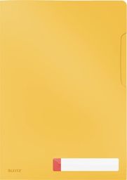  Leitz Folder A4 z kieszonką na etykietę żółta 