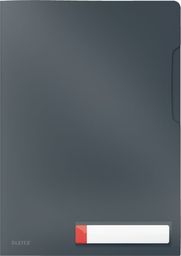  Leitz Folder A4 z kieszonką na etykietę szary